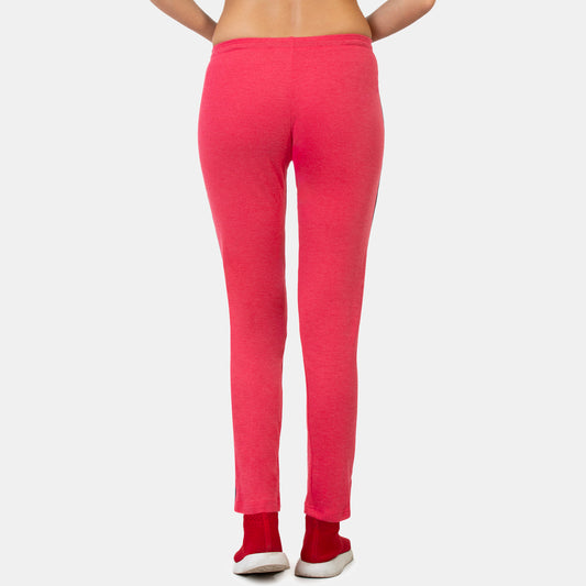 Envie Narrow Fit Ankle Length Track Pant - NVTP8004 (Red Anthra)
