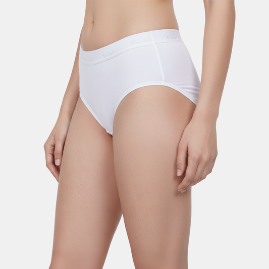 Envie Low Rise Half Coverage Bikini - NVP2063 (White)