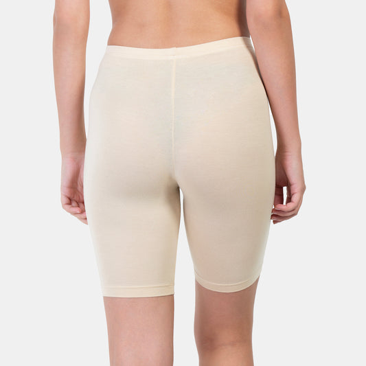Envie Hugged Fit Thigh Length Cycling Shorts - NVS5020 (Nude)