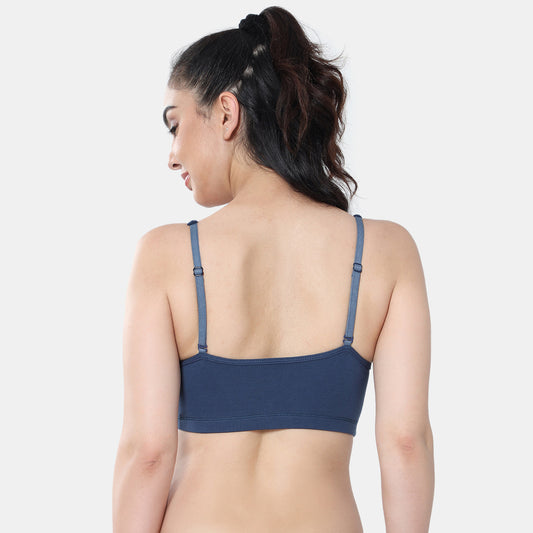 Envie Girls Non-Padded Non-Wired Full Coverage Beginners Bra - NVGB1113 (Denim)