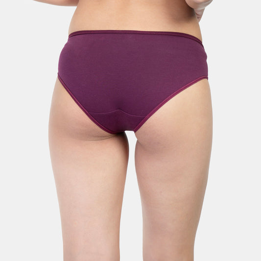 Envie Medium Rise 3/4th Coverage Hipster - NVP2014 (Plum)