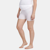 Envie Hugged Fit Maternity Lace Shorts - NVS5031 (White)
