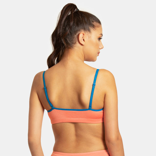 Envie Girls Non-Padded Non-Wired Full Coverage Beginners Bra - NVGB1008 (Woodrose)