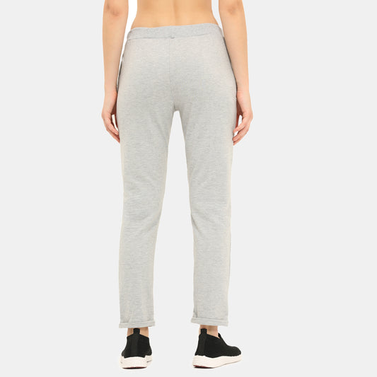Envie Regular Fit Ankle Length Track Pant - NVTP8011 (Grey Melange)