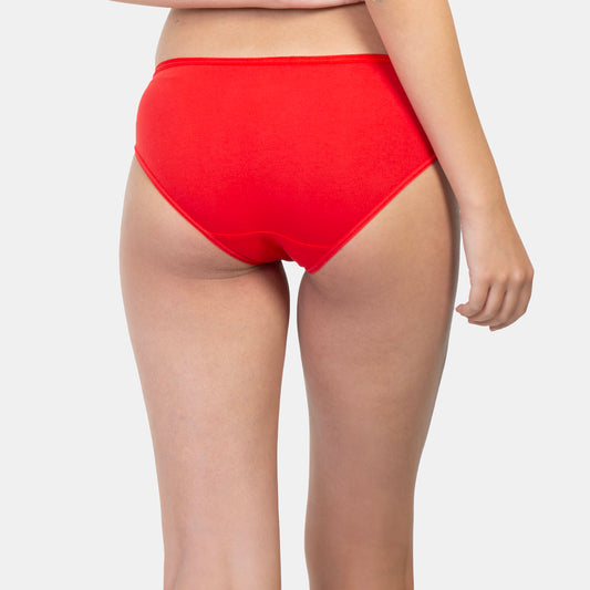 Envie Medium Rise 3/4th Coverage Hipster - NVP2014 (True Red)