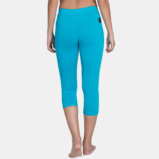 Envie Hugged Fit 3/4th Length Capri - NVCP6011 (Blue Atoll)