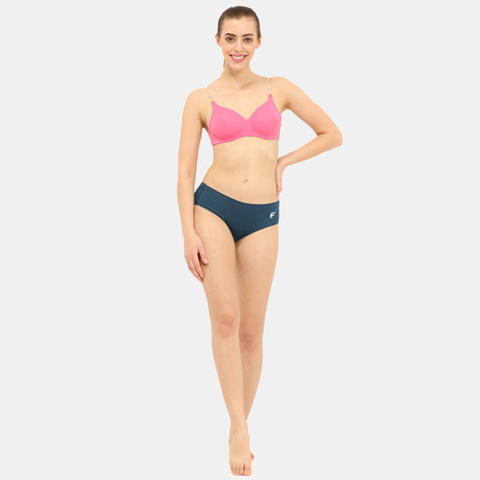 Envie Padded Non-Wired 3/4th Coverage Backless Bra - NVB1032 (Pink)