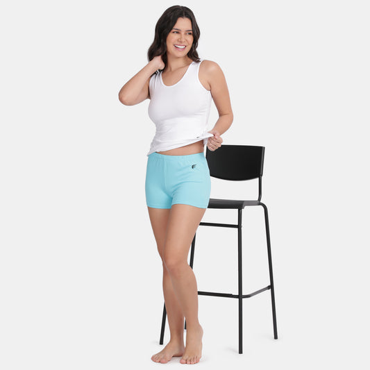 Envie Regular Fit Basic Underskirt Shorts - NVS5017 (Blue)