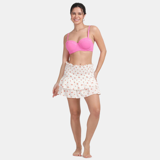 Envie Padded Wired Medium Coverage Push-Up Bra - NVB1119 (Shocking Pink)