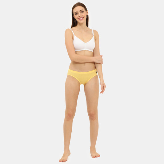 Envie Non-Padded Non-Wired Full Coverage T-Shirt Bra - NVB1084 (White)