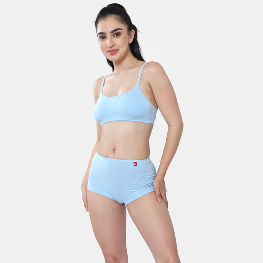 Envie Midrise Hugged Fit Comfort Boyshorts - NVS5027 (Blue)