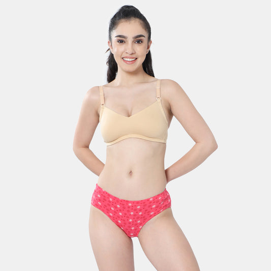 Envie Value+ Non-Padded Non-Wired Full Coverage T-Shirt Bra - NVB1084 (Nude)