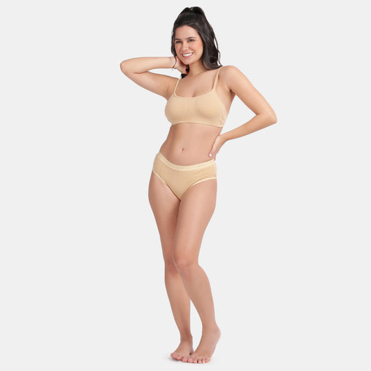 Envie Value+ Girls Non-Padded Non-Wired Full Coverage Teenage Bra - EVEGBA006 (Nude)