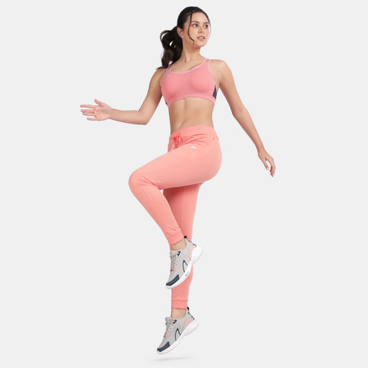 Envie Regular Fit Ankle Length Jogger Pant - NVTP8012 (Peach Orange)