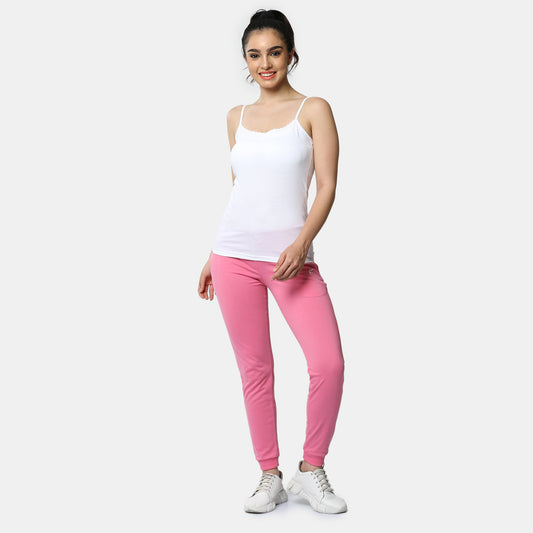 Envie Contour Fit Round Neck Short Length Lace Camisole - NVC3025 (White)