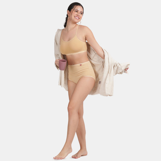 Envie Girls Non-Padded Non-Wired 3/4th Coverage Beginners Bra - NVGB1125 (Nude)