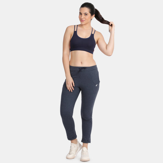 Envie Regular Fit Ankle Length Track Pant - NVTP8011 (Navy Melange)