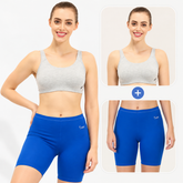 Combo of Cycling Shorts and Sports Bra