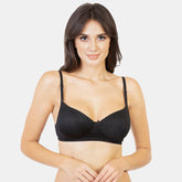 Envie Padded Non-Wired 3/4th Coverage T-Shirt Bra - EVEBA001 (Black)