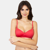Envie Padded Non-Wired 3/4th Coverage T-Shirt Bra - EVEBA001 (Rose)
