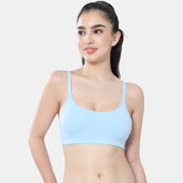 Envie Girls Non-Padded Non-Wired Full Coverage Beginners Bra - EVEGBA005 (Powder Blue)