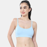 Powder Blue beginners bra Envie girls non padded non wired full coverage comfortable training bra for daily wear