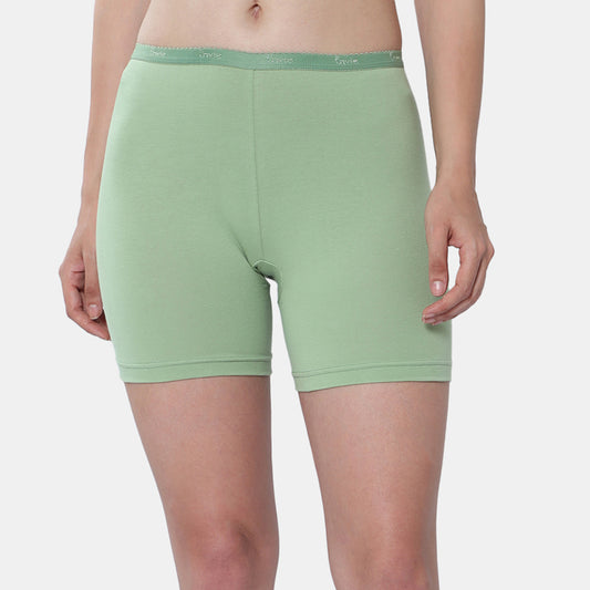 Envie Hugged Fit Thighcling Shorts - NVS5029 (Fair Green)