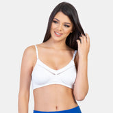 Envie Non-Padded Non-Wired Full Coverage Minimizer Bra - NVB1005 (White)