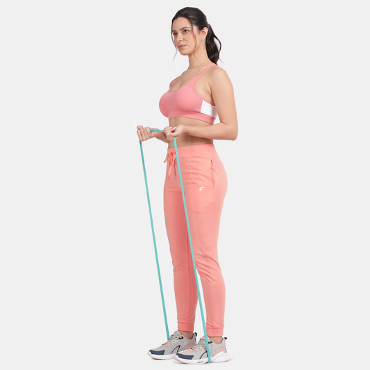 Envie Padded Non-Wired Full Coverage Sports Bra - NVB1068 (Woodrose White)