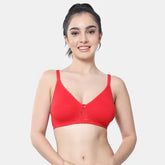 Comfortable red T-shirt bra Envie non wired non padded 3/4th coverage everyday bra
