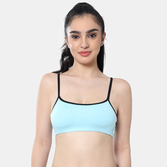 Envie Girls Non-Padded Non-Wired 3/4th Coverage Beginners Bra - NVGB1103 (Light Blue Lavender)