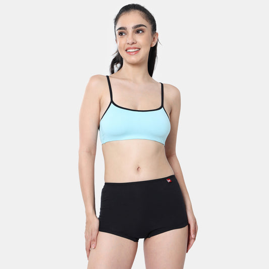 Envie Girls Non-Padded Non-Wired 3/4th Coverage Beginners Bra - NVGB1103 (Light Blue Lavender)