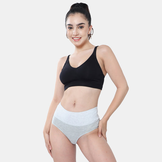 Envie Non-Padded Non-Wired 3/4th Coverage Minimiser Bra - NVB1104 (Black)