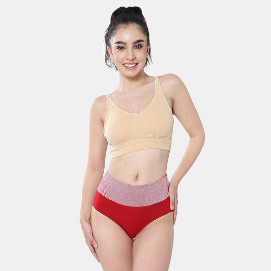 Envie Non-Padded Non-Wired 3/4th Coverage Minimiser Bra - NVB1104 (Nude)