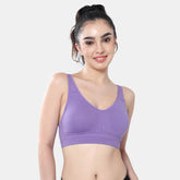 Envie Non-Padded Non-Wired 3/4th Coverage Minimiser Bra - NVB1104 (Voilet)