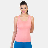 Envie Regular Fit U-Neck Short Length Tank Top - NVC3006 (Woodrose)
