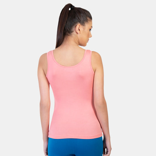 Envie Regular Fit U-Neck Short Length Tank Top - NVC3006 (Woodrose)
