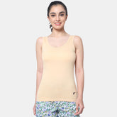 Envie Regular Fit U-Neck Short Length Tank Top - NVC3022 (Nude)
