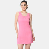 Envie Relaxed Fit Scoop Neck Broad Shoulder Kurta Slip - NVC3028 (Hot Pink)