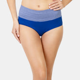 High-rise full coverage tummy tucker panty sapphire blue pack of 2 - Envie NVP2024