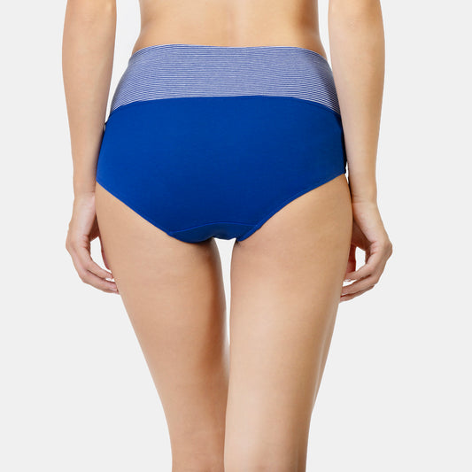 Envie Value+ High Rise Full Coverage Tummy Tucker Panty - NVP2024 (Sapphire)