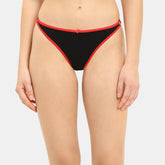 Envie Low Rise Zero Coverage Thong NVP2035 (Black)