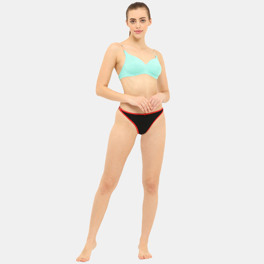 Envie Low Rise Zero Coverage Thong NVP2035 (Black)