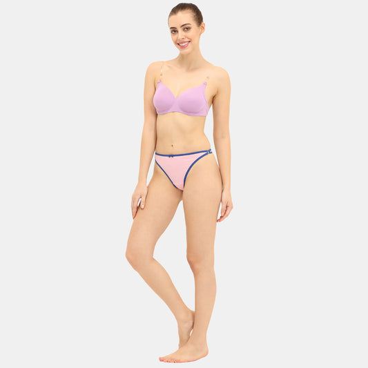 Envie Low Rise Zero Coverage Thong NVP2035 (Pink)