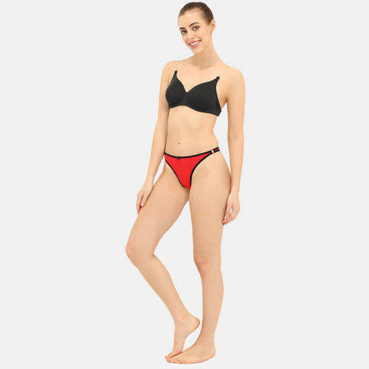 Envie Low Rise Zero Coverage Thong NVP2035 (Red)