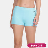Envie Pack of 2 Regular Fit Basic Underskirt Shorts - NVS5017 (Blue)