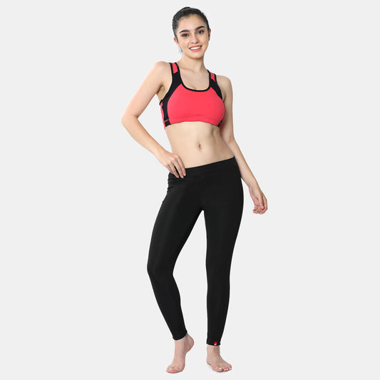 Envie Skinny Fit Ankle Length Yoga Pant - NVTP8014 (Black)