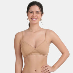 Envie Padded Non-Wired 3/4th Coverage T-Shirt Bra - NVB1129 (Skin)