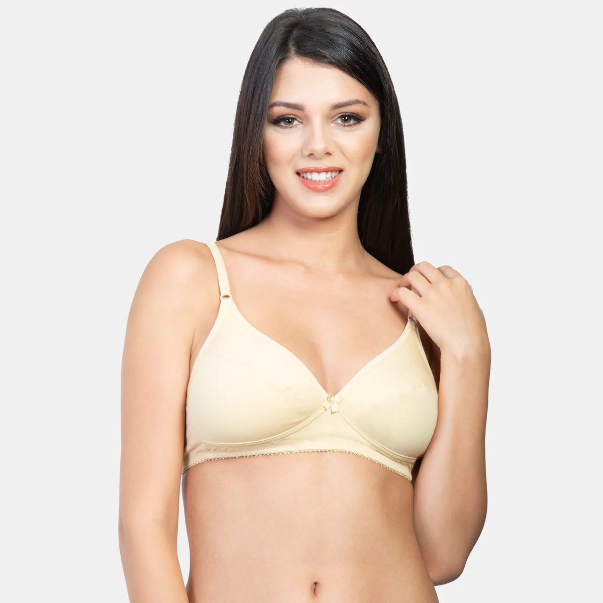 Envie Non-Padded Non-Wired 3/4th Coverage Minimizer Bra - NVB1001 (Nude)
