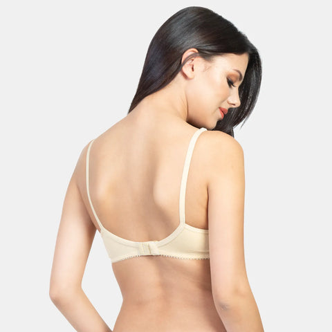 Envie Non-Padded Non-Wired 3/4th Coverage Minimizer Bra - NVB1001 (Nude)